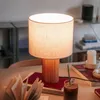 Lindby Tischleuchte Kimiko, Höhe 38 cm, Holz, Textil Produktbild-Vorschau 9