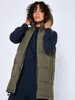 NOISY MAY Lange Puffer Weste Wattierte Stepp Jacke ohne Produktbild-Vorschau 5