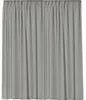 A light gray curtain is shown hanging against a white background. Produktbild-Vorschau