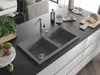 Mexen Hektor évier en granit à 2 compartiments 800 x 480 Voir les images du produit 2