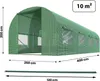 Tunnel da giardino 2,5 x 4 m (10m2) Plonos Anteprima dell’immagine prodotto 4