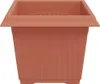 vidaXL Pot de fleurs carré, lot de 6, rouge brique, 23 x 23 Voir les images du produit 6