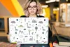 MuchoWow® Laptop Aufkleber Sticker Cover Muster - Produktbild-Vorschau 5