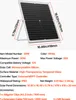 VEVOR 12V monokrystalická sada solárních panelů, solární Náhled obrázku produktu 7