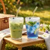 Vilde | Súprava 2 pohárov s viečkom a slamkou 340 ml - Náhľad obrázku produktu 8