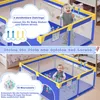 LZQ Laufstall Baby 200x180cm, Laufgitter Baby Absperrgitter Produktbild-Vorschau 10