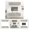 The Living Store TV-Schränke 4 Stk. Betongrau 80x30x30 cm Produktbild-Vorschau 10
