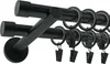Techno 240 cm Doppelte Gardinenstange Schwarz 19 mm aus Produktbild-Vorschau 1