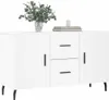 vidaXL Sideboard Weiß 100x36x60 cm Holzwerkstoff Produktbild-Vorschau 3