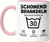 Schonend Behandeln Das Gute Stück ist 30 Tasse Rosa Produktbild-Vorschau 1