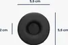 kwmobile 2x Ohr Polster für Jabra Engage 65 / Engage 75 / Produktbild-Vorschau 4