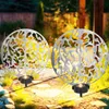 LED Solar-Steckleuchte, Lichteffekt, antik silber, H 41 cm Produktbild-Vorschau 6