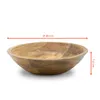 1.06 Ciotola rotonda in legno di mango - Ø 30 cm x 7,5 cm - Anteprima dell’immagine prodotto 2