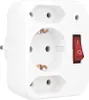REV 3-fach Adapter mit Schalter und Überspannungsschutz Produktbild-Vorschau 3