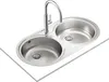 Spüle mit zwei Becken Teka 9025 DUETTA 2C Edelstahl Produktbild-Vorschau 5