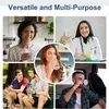 Collage of people drinking water in various settings. Produktbild-Vorschau