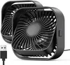 2er Mini USB Ventilator,Tragbarer Tischventilator mit 360° Produktbild-Vorschau 1