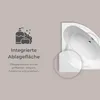 Schulte Eckbadewanne Modell Coralia, Weiß Sanitäracryl, Produktbild-Vorschau 7