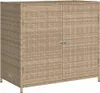 vidaXL Zahradní skříňka béžová 83x45x76 cm Poly ratan Náhled obrázku produktu 1