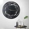 Opviq, WATCH-043, Nástenné hodiny, čierna, kov, 70 x 70 cm Náhľad obrázku produktu 2
