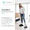 CLEANLY Kehrgarnitur mit langem Stiel 134 cm - Kehrschaufel Produktbild-Vorschau 2