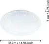 Eglo 900001 TOTARI-Z LED 4-fois plafonnier 4x4,8W Ø380mm Voir les images du produit 3