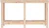 vidaXL Banco da lavoro 140x50x80 cm in legno di pino Anteprima dell’immagine prodotto 4