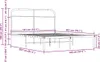 vidaXL Rám postele bez matrace 140x200 cm Hnědý dubový Náhled obrázku produktu 8