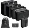 Set de voyage de 7 organiseurs de valise imperméables, Voir les images du produit 8