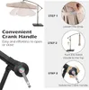 KOMFOTTEU parasol Φ305 cm, parasol wspornikowy regulowany Podgląd zdjęcia produktu 2