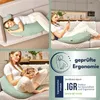 sei Design Stillkissen XXL 190x30 mit Musselin Bezug Produktbild-Vorschau 4