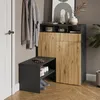 A hallway with a shoe cabinet and a bench. Náhľad obrázku produktu
