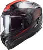 LS2 FF327 Challenger Fold Carbon casque couleur : rouge, Voir les images du produit 1