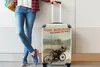 MuchoWow® Koffer Handgepäck Trolley Rollkoffer Kleine Produktbild-Vorschau 5