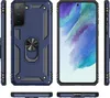 Multiple views of a blue phone case with a ring holder. Produktbild-Vorschau