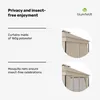 Blumfeldt Mondo Dual Pawilon 3x3 – Doppeldach & Podgląd zdjęcia produktu 5