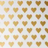 Geschenkpapier Herzen 70cm x 2m Rolle weiß / gold Produktbild-Vorschau 2