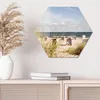 DEQORI Glasbild Echtglas 55x48 cm 'Strandkorbidylle' Produktbild-Vorschau 4