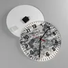Wanduhr - Rund - Glasuhr - Schwarz Hintergrund Farbe - Produktbild-Vorschau 2