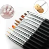10 PCS Gelnagel Pinsel,gelnägel pinselset, Gel Pinsel,Nagel Produktbild-Vorschau 2