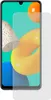 A screen protector is shown on a smartphone screen. Produktbild-Vorschau