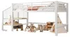 Halbhohes Hochbett 90 x 200 cm mit Stauraumtreppe, 79,5 cm Produktbild-Vorschau 5