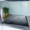Spritzschutz Herdabdeckplatte Schneidebrett aus Glas Grunge Produktbild-Vorschau 2