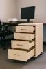 Rollcontainer Ahorn Schubcontainer Container Büroschrank Produktbild-Vorschau 2