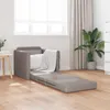 vidaXL Canapé-lit Taupe 74 x 77 x 81 cm Tissu Voir les images du produit 3