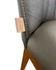 Design Echtleder Esszimmerstuhl, Sitzkomfort, robustes Produktbild-Vorschau 6