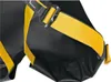 Canyoning Sitzgurt Top Canyon von singing rock; schwarz mit gelben Akzenten; für Klettern und Höhlen geeignet. Podgląd zdjęcia produktu