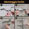 Extralink Supporto per palo antenna 150 mm, con staffe a U Anteprima dell’immagine prodotto 6