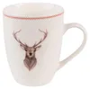 Tazza Clayre & Eef 300 ml Beige Marrone Porcellana Cervo Anteprima dell’immagine prodotto 1