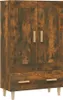 vidaXL Highboard smoke oak 70x31x115 cm odvodený výrobok z Náhľad obrázku produktu 2